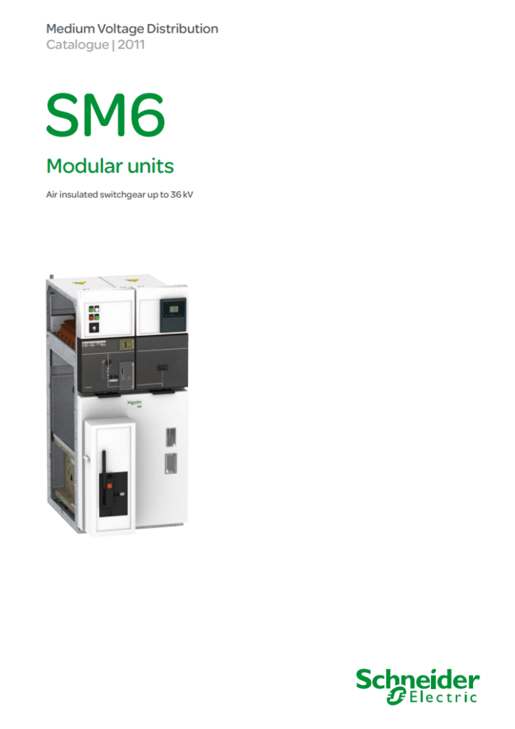 Catálogo 2011 Schneider Electric Unidades modulares SM6
