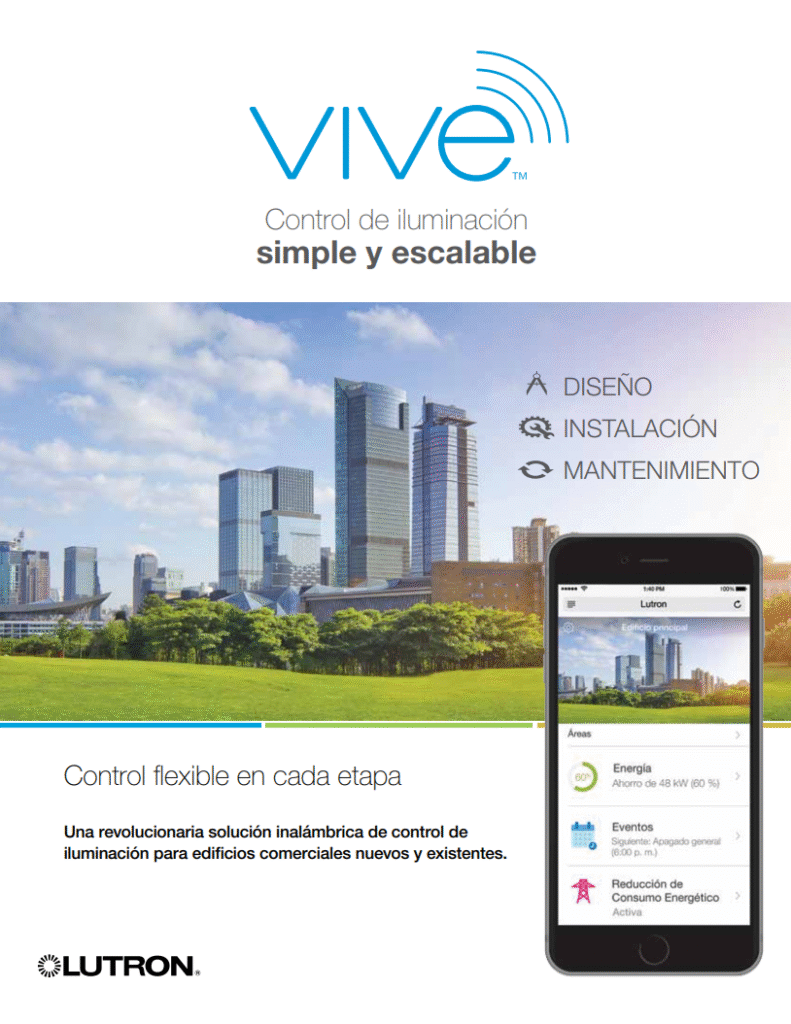 Catálogo 2016 Lutron Iluminación Simple Escalable