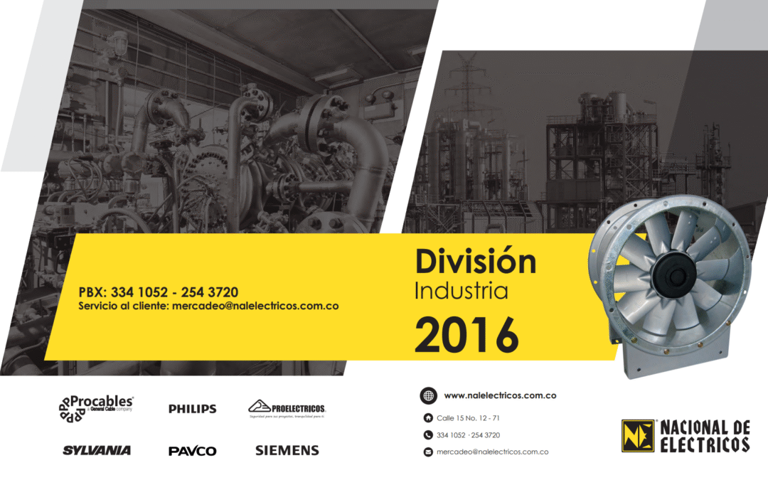 Catálogo 2016 Nacional de Eléctricos Divisón Industrial