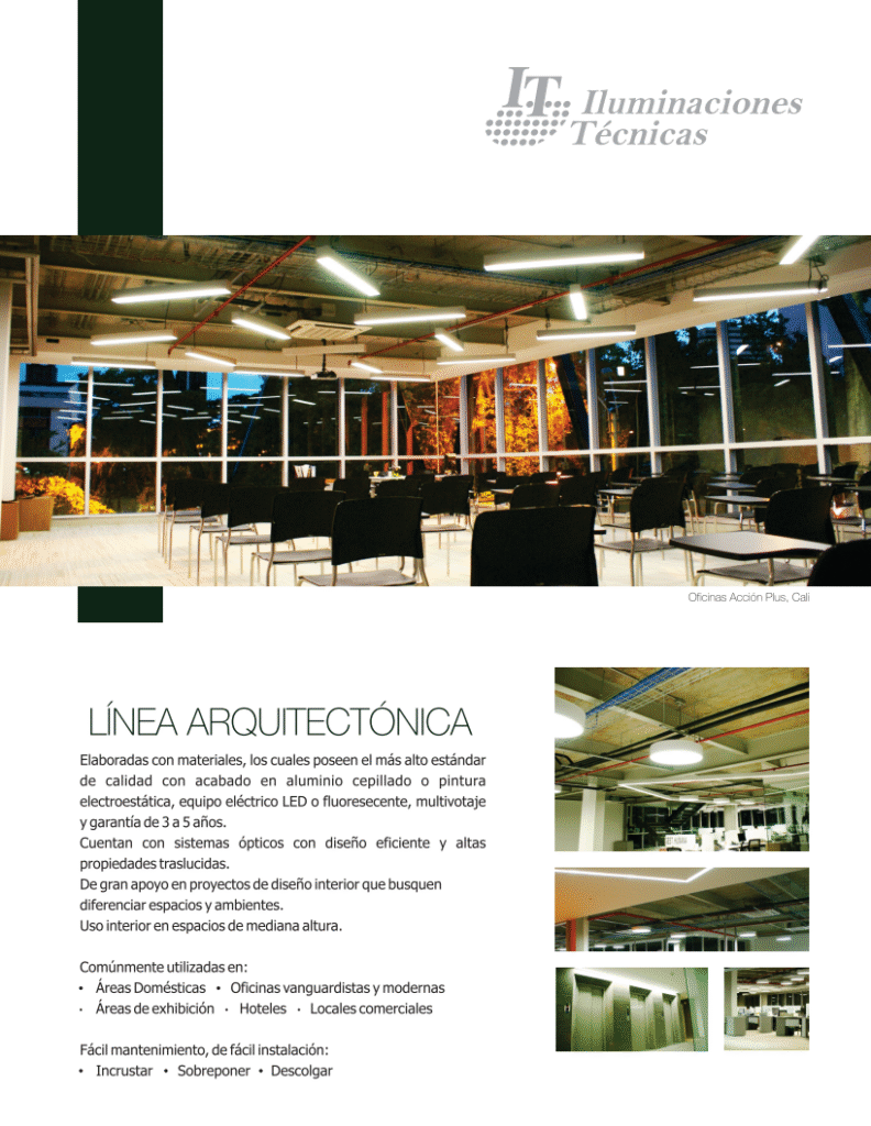 Catálogo 2019 ILTEC Línea Arquitectónica