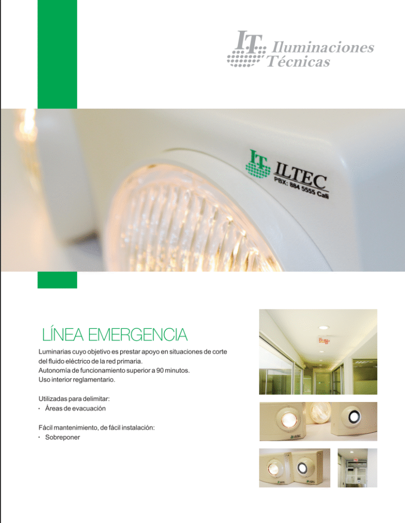Catálogo 2019 ILTEC Línea Emergencia