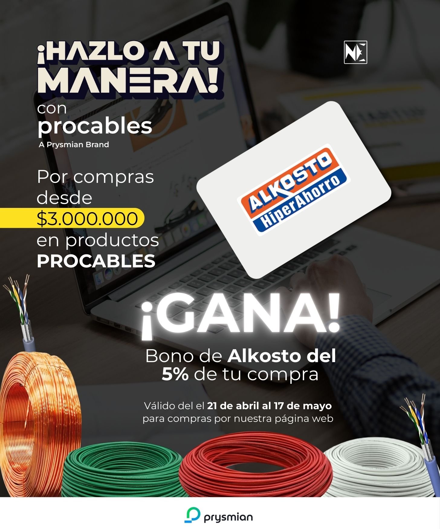 Hazlo a tu manera con Procables-Alkosto Términos y Condiciones