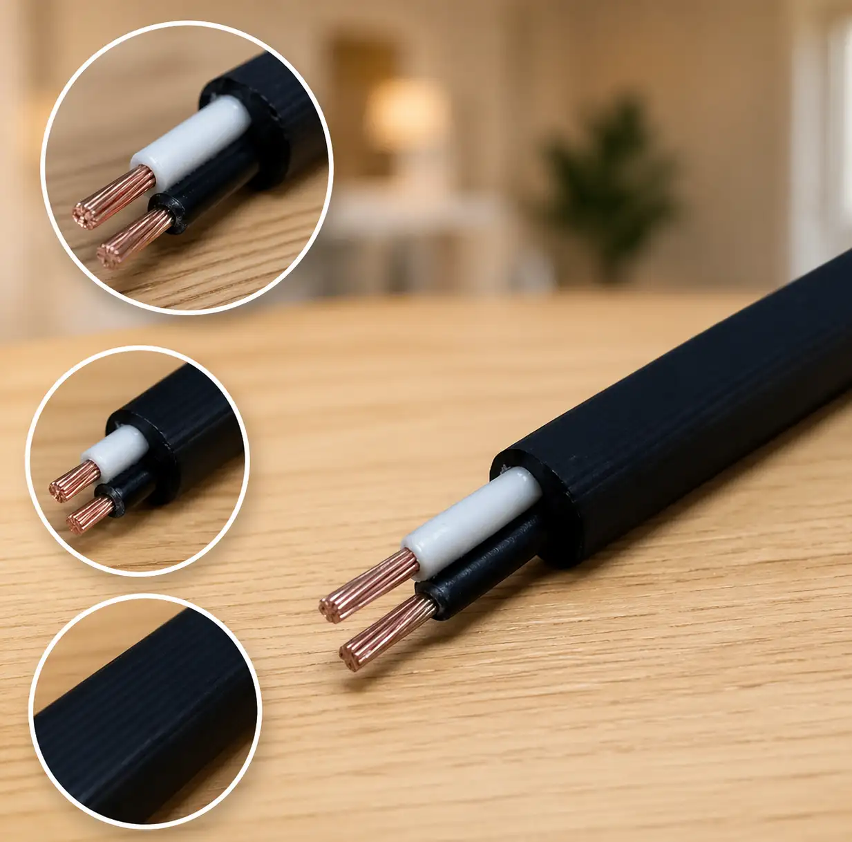 Cable encauchetado prc 600V 90C-tc-fr-sr 2X16 Prysmian - Procables