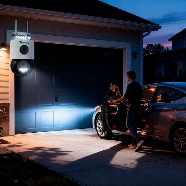 CÁMARA PT WIFI CON DOBLE VISIÓN IR DE 50M SIRENA DISUASIVA - TC-H363N Spec:I5W/WIFI/AM/4mm/V4.0