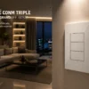 Interruptor clickme conm triple blanco Legrand ref. 687623