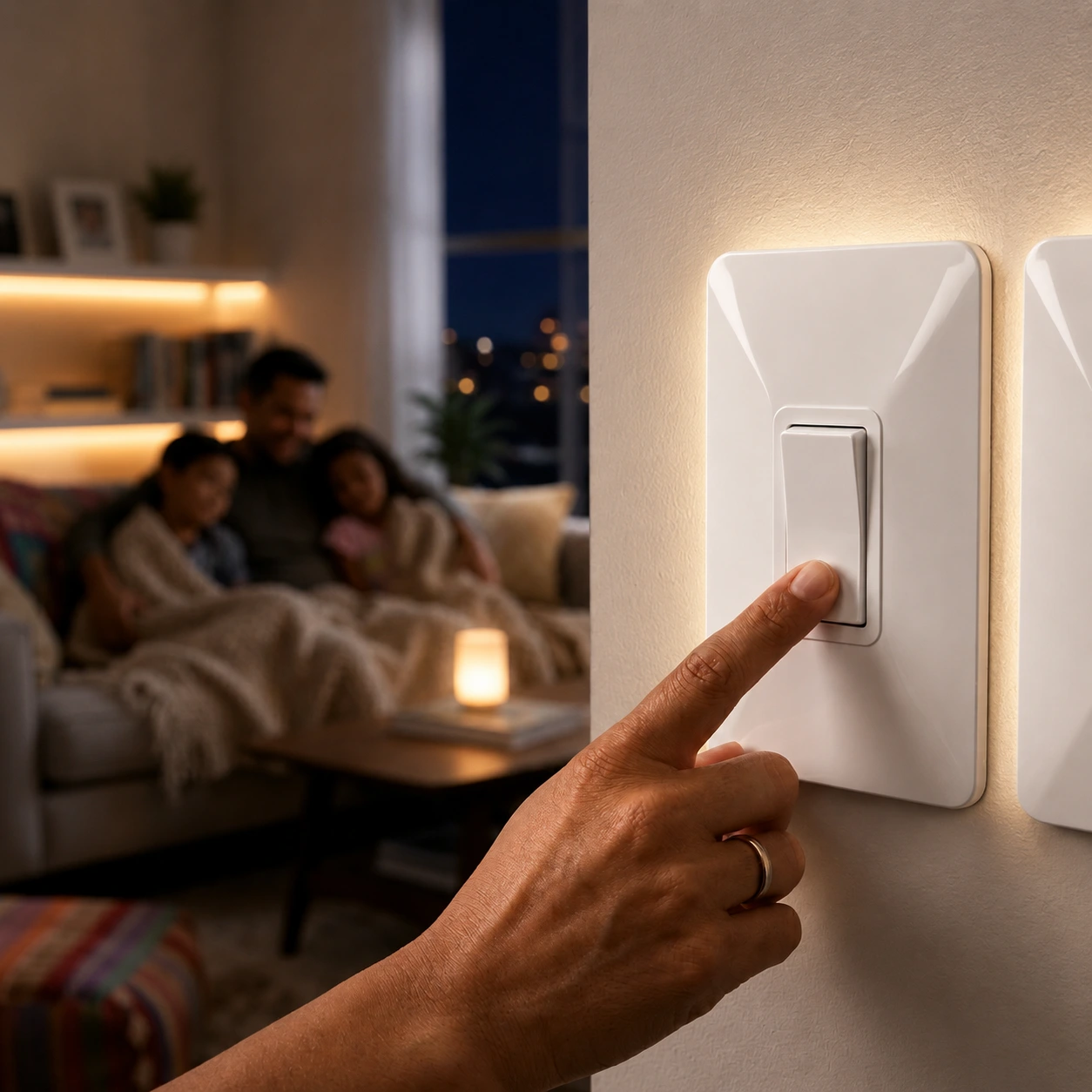 Interruptor Elite Sencillo Blanco Legrand Ref. 684010 