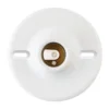 Roseta loza E27 blanco corona