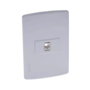 TOMA TELEFONO AMERICANA SENCILLA 4 HILOS SPAZIO BLANCO - CILES - PT144375B