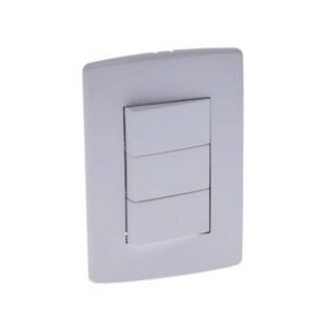 INTERRUPTOR TRIPLE 10A/127V SPAZIO BLANCO - CILES - PT144362B