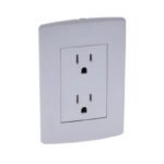 TOMACORRIENTE DOBLE INTEGRAL 15A/127V SPAZIO BLANCO - CILES - PT144373B
