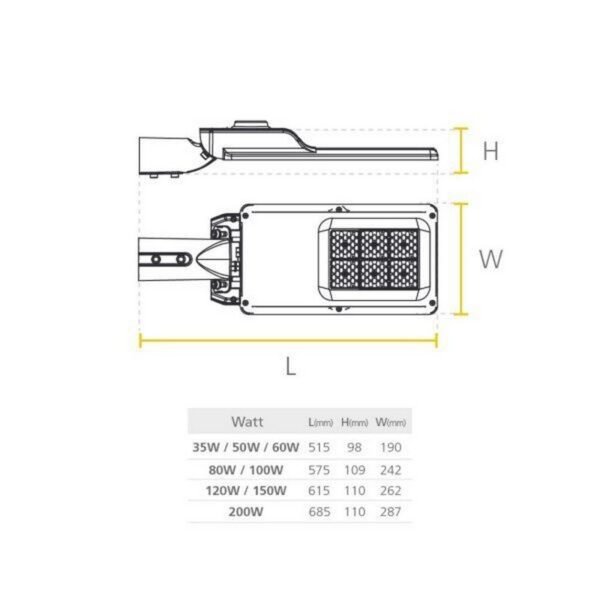 BOMBILLO LED STREET ZD229 35-80W NW 7 PINES - P29453-36 - SYLVANIA - Imagen 2