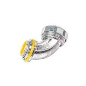 CONECTOR METÁLICO LIQUID TIGHT CURVO A 90° DE 1/2" - AMERICAN STEEL