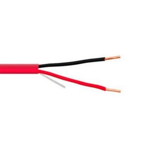CABLE ALARMA 2X18+0.5D F.AL.GRL 300V 75°FPLR.FR-PVC RJ - TELDOR 80018S2103