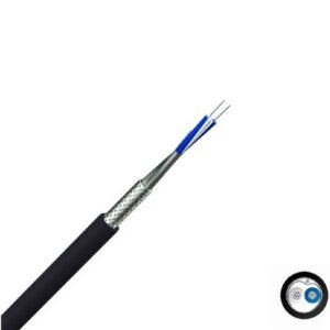 CABLE MODBUS RS485 2X(2X22+24D)+24D FO-MALL-CU75% FR-PVC 120Ω NEGRO - TELDOR 9822102101