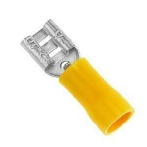 TERMINAL AISLADA FASTON-PALA HEMBRA AISLADA 12-10 AWG AMARILLO - GENERICO