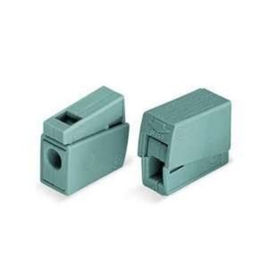 CONECTOR WAGO ALUMB GRIS 14-12 AWG 2 POLOS - WAGO 224-101