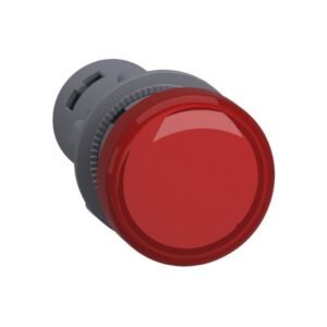 Luz piloto redonda rojo 22mm - con LED integrado - 220 ... 230 V - Anti interferencias - SCHNEIDER XA2EVM4LC