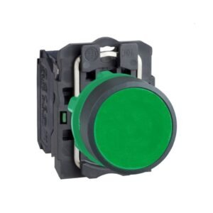Pulsador verde 22mm - retorno de resorte nivelado - 1 NA Schneider Electric - SCHNEIDER XB5AA31