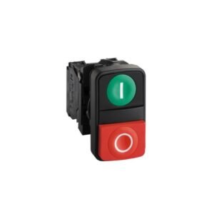 Verde/Rojo Empotrable/Proyector Doble Cabezal Pb Ip66 Marcado E/S 1no-1nc Scr - SCHNEIDER XB5AL945