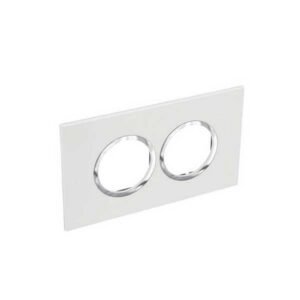 PLACA ARTEOR 2X2 REDONDO 2V BL - LEGRAND 575510