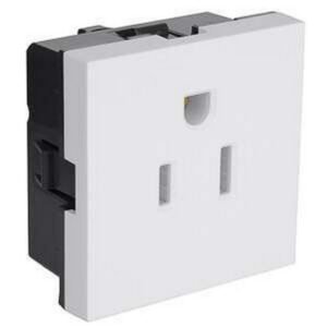 TOMA ARTEOR CUADRADO SENCILLA CON POLO 2 MODULOS - LEGRAND GRL-IND 582533