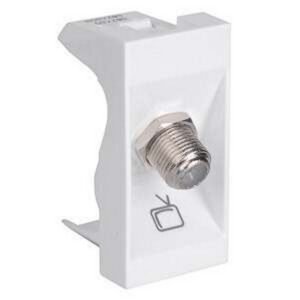 TOMA ARTEOR COBREADRADO COAXIALUMINIO 1 MODULO - LEGRAND GRL-IND 582550