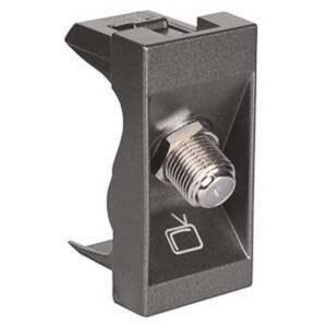 TOMA ARTEOR CUADRADO COAXIAL 1 MODULO - LEGRAND GRL-IND