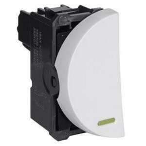 INTERRUPTOR ARTEOR MEDIA LUNA SENCILLO ABAJO 1 MODULO - LEGRAND GRL-IND 583501