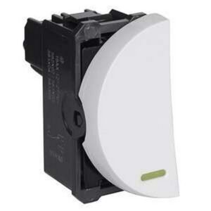 INTERRUPTOR ARTEOR MEDIA LUNA CONMUTABLE ABAJO 1 MODULO - LEGRAND GRL-IND 583504