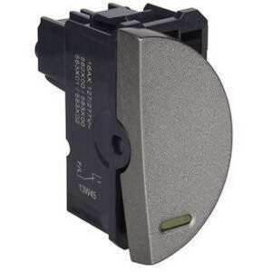 INTERRUPTOR ARTEOR MEDIA LUNA SENCILLO ARRIBA 1 MODULO - LEGRAND GRL-IND 583600 17 INTERRUPTOR ARTEOR MEDIA LUNA SENCILLO ARRIBA 1 MODULO - LEGRAND GRL-IND 583600