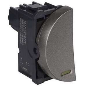 INTERRUPTOR ARTEOR MEDIA LUNA SENCILLO ABAJO 1 MODULO - LEGRAND GRL-IND 583601 14 INTERRUPTOR ARTEOR MEDIA LUNA SENCILLO ABAJO 1 MODULO - LEGRAND GRL-IND 583601