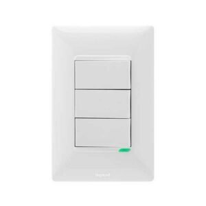 INTERRUPTOR FUTURA CONMUTABLE TRIPLE BL- LEGRAND 686523 2 INTERRUPTOR FUTURA CONMUTABLE TRIPLE BL- LEGRAND 686523