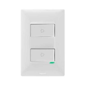 PULSADOR FUTURA TIMBRE DOBLE BL- LEGRAND 686542