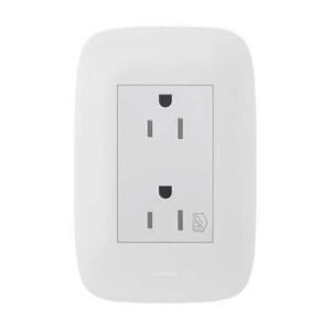 TOMA GALICA-2 DOBLE CP TR-KIDS BLANCA- LEGRAND GL2-303BG-TR