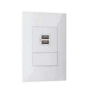 CARGADOR DOBLE USB 2400MA PRO CLICKME - LEGRAND