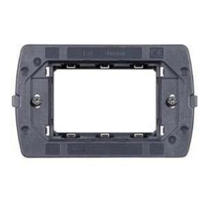 SOPORTE LIVINEGRO LIGHT 3 MODULOS AIR PLANOS - BTICINO