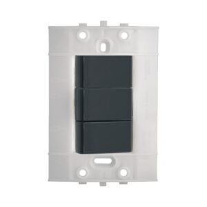 Conjunto 3 Interruptores Paralelos 10a 250v S/Pl Gr - SCHNEIDER PRMS044023T