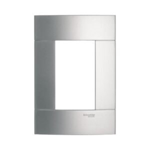 Placa Decorativa Decor Tres Modulos PLata - SCHNEIDER PRM044236
