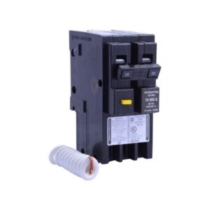 Interruptor enchufable Homeline 2P 20A 120/240 VAC 10kA GFCI 6mA - SCHNEIDER HOM220GFI