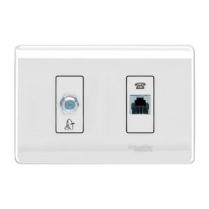 TOMA GENESIS COAXIAL Y TELEFONICA 4 HILOS - SCHNEIDER MWD130317562