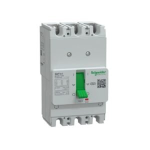 Disyuntor, GoPact MCCB 125, 3 polos, 15 kA a 415 VCA, clasificación de 100 A, unidad de desconexión TMD, protección térmica fija - SCHNEIDER G12E3F100