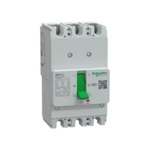 Disyuntor, GoPact MCCB 125, 3 polos, 15 kA a 415 V CA, clasificación de 25 A, unidad de desconexión TMD, protección térmica fija - SCHNEIDER G12E3F25