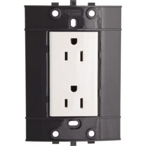 TOMA LUNARE DOBLE CON PILOTO 15A 250V - SCHNEIDER PRM4701A