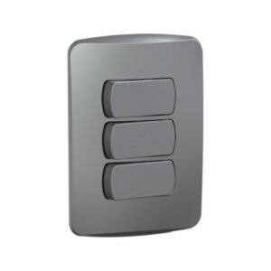 Interruptor de 3 vías ensamblado 10ax 250v Aluminio - SCHNEIDER S3B62232