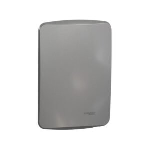 Marco de cubierta con marco de fijación, Miluz, Bossa, 4x2, ciego, aluminio - SCHNEIDER S3B77102