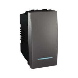 Unica Top - interruptor basculador - unidirec. - 16 A x 250 V CA - 1 m - grafito - SCHNEIDER MGU3.161.12