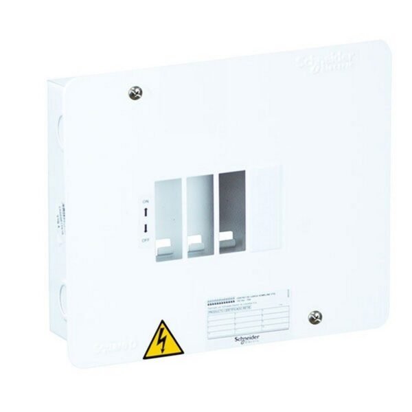 TABLERO MONOFASICO CU/AL 75A 127V VTQ 4 - SCHNEIDER ZA000611010