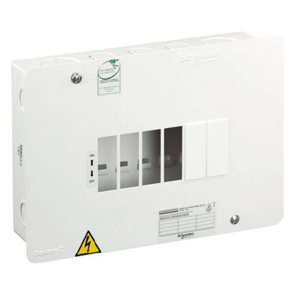 TABLERO MONOFASICO CU/AL 75A 127V VTQ 6 - SCHNEIDER ZA000611015