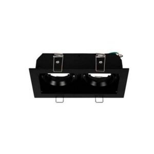 APLIQUE CARDAN 2H 17.9 CM ALU S/BOMBILLO ALICANTEI NEGRO TL - TECNOLITE 120YD4002MVN