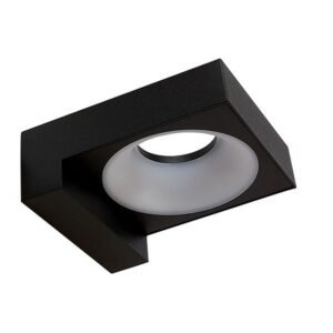 APLIQUE PARED 8W 3000K 600LM ACHEN III NEGRO - TECNOLITE 8HLED1181MV30N